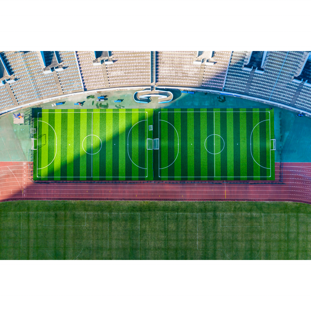 New style outdoor rubber infill artificial soccer grass price for football field