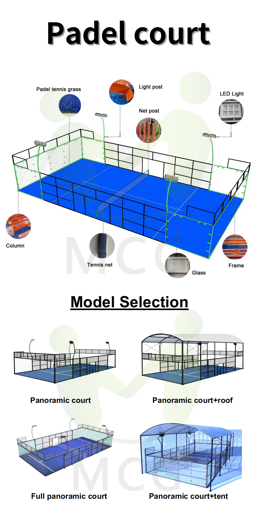 modern padel court portable paddle tennis court for sale professional padel court