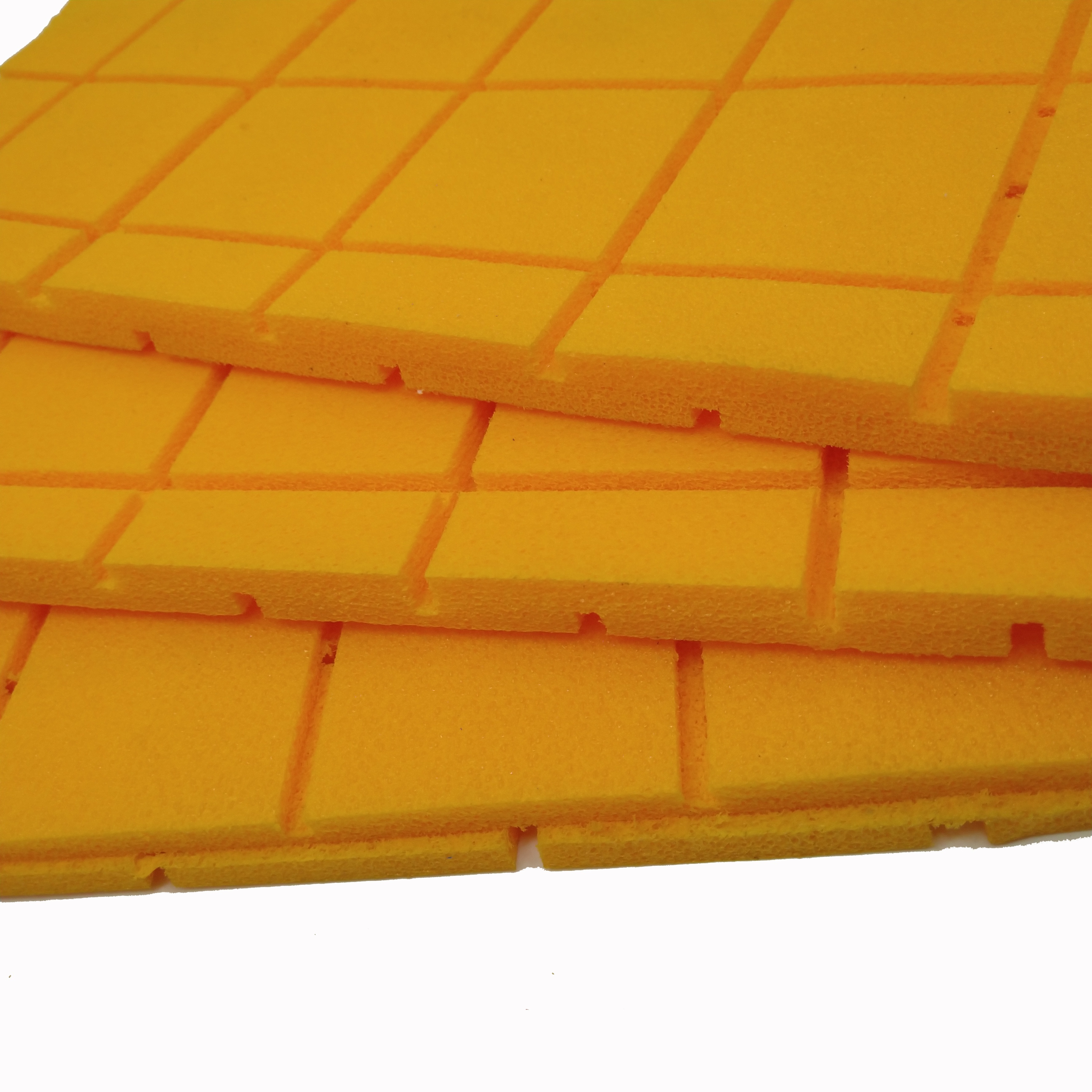 Hot selling yellow blue color foam shock pad underlay for football ground and sport field