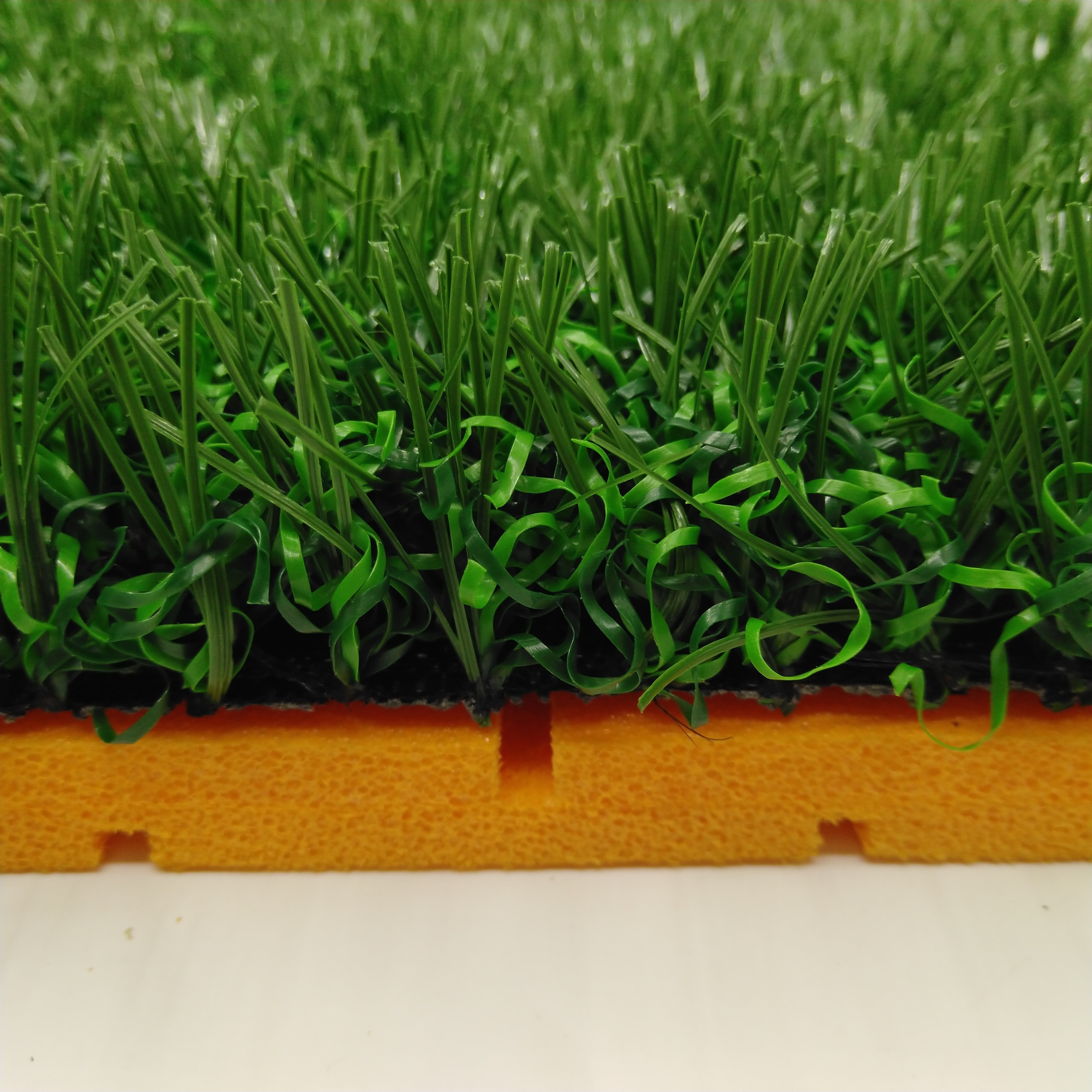 Hot selling yellow blue color foam shock pad underlay for football ground and sport field