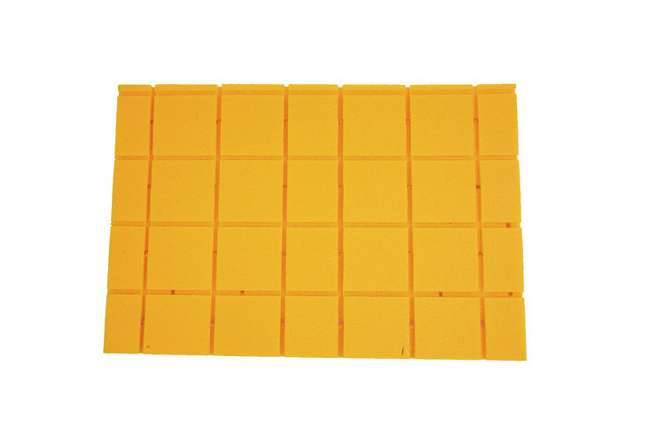 Hot selling yellow blue color foam shock pad underlay for football ground and sport field