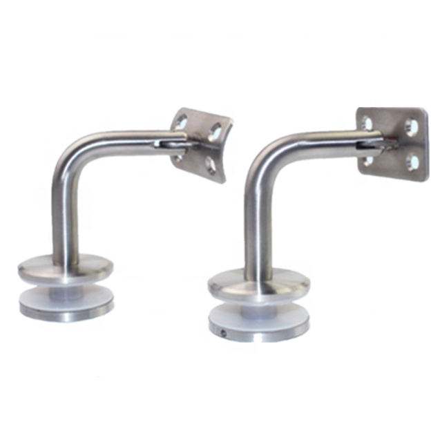 High Quality Deck Balcony Balustrade Accessories Stainless Steel Glass Support Bracket Handrail Railing Fittings Hardware