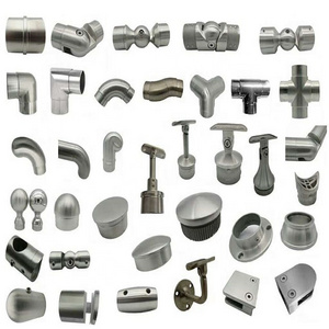 Hot Selling Astm Stainless Steel Handrail Fitting System Handrail Cable Glass Balustrade Railing Handrail Accessories