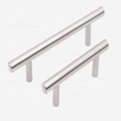 furniture 5 Inch Cabinet Pulls Satin Nickel Stainless Steel Kitchen Drawer Pulls Cupboard T bar Cabinet Drawer Handles