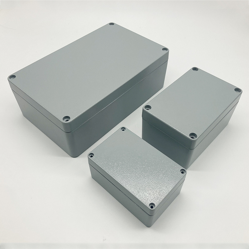 oem logo aluminum alloy die cast small telephone wire distribution connection box electrical junction box ip66