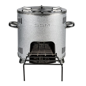 New Design Durable Metal Wood Burning Clean Cook Stove