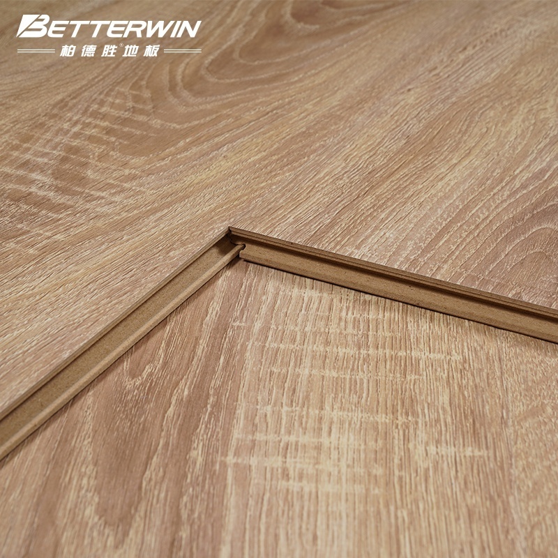 12mm ac4 solid color laminate floor laminated wood hdf flooring in China