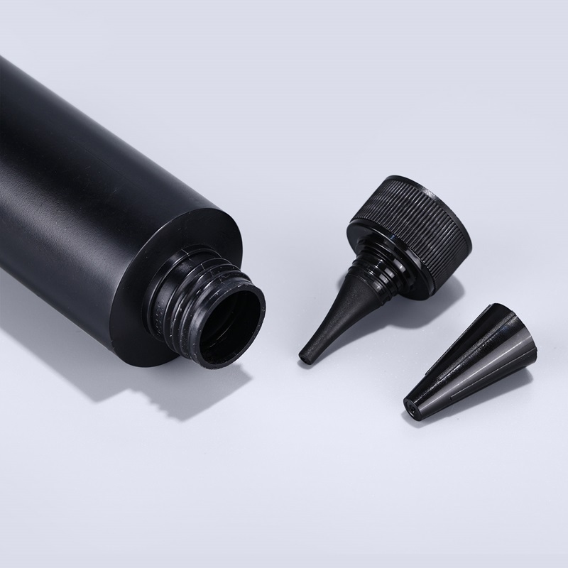 10ml-2L Empty Black LDPE HDPE Large capacity Plastic Super Glue Applicator Squeeze Dropper Bottle