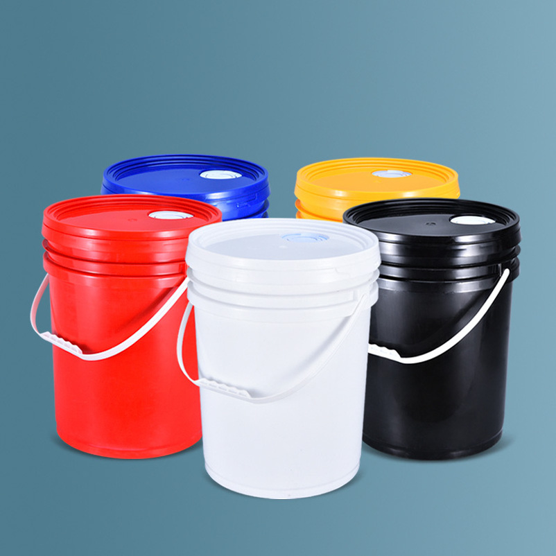 5 Gallon Plastic Bucket With Flex Spout Lid For Oil Storage