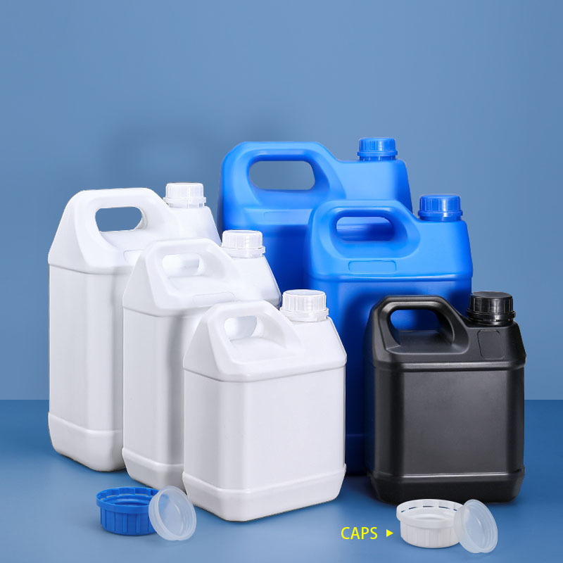 Thicken Plastic Gallon Bottle Ink HDPE Jug Container Jerry Can For Glass Water Oil Wine Spices Evident Lids