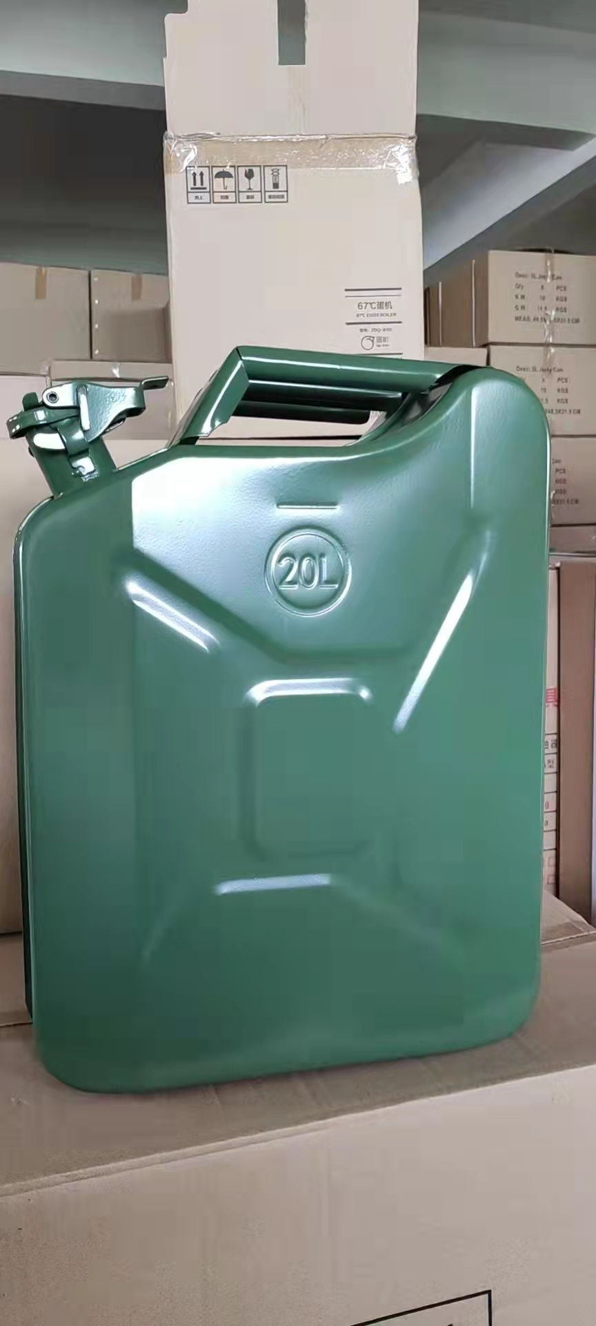 Professional Ammo Standard Green Steel 5l 10l 20l Fuel Tank Gas Diesel Gasoline Oil Jerry Cans