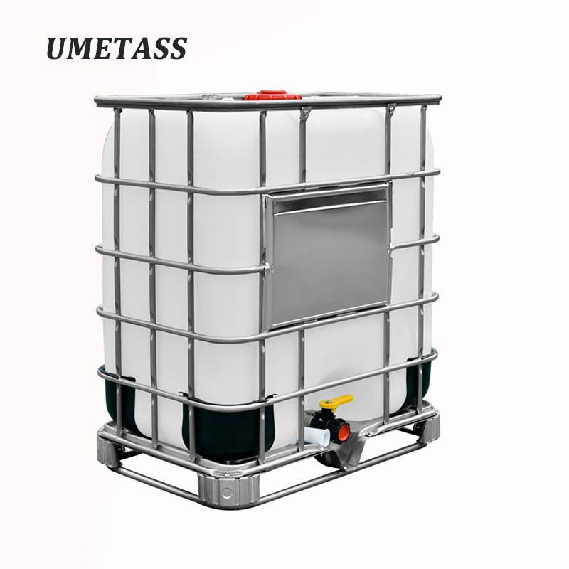 1000l 500 liter stainless steel ibc plastic food grade tote chemical tank container price singapore