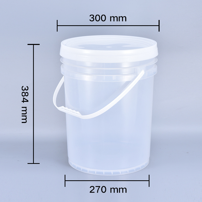 20 Liter Food Grade Plastic Pail Bucket For Oil With Lid