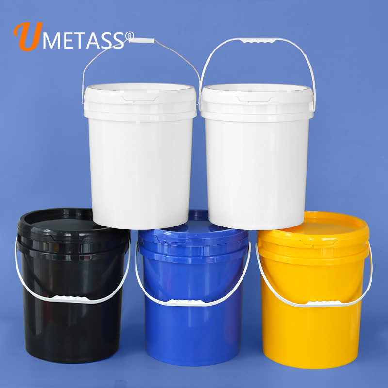 Wholesale Food Grade 25 Liter Plastic Disinfectant 5 Gallon Drum  Bucket With Lid