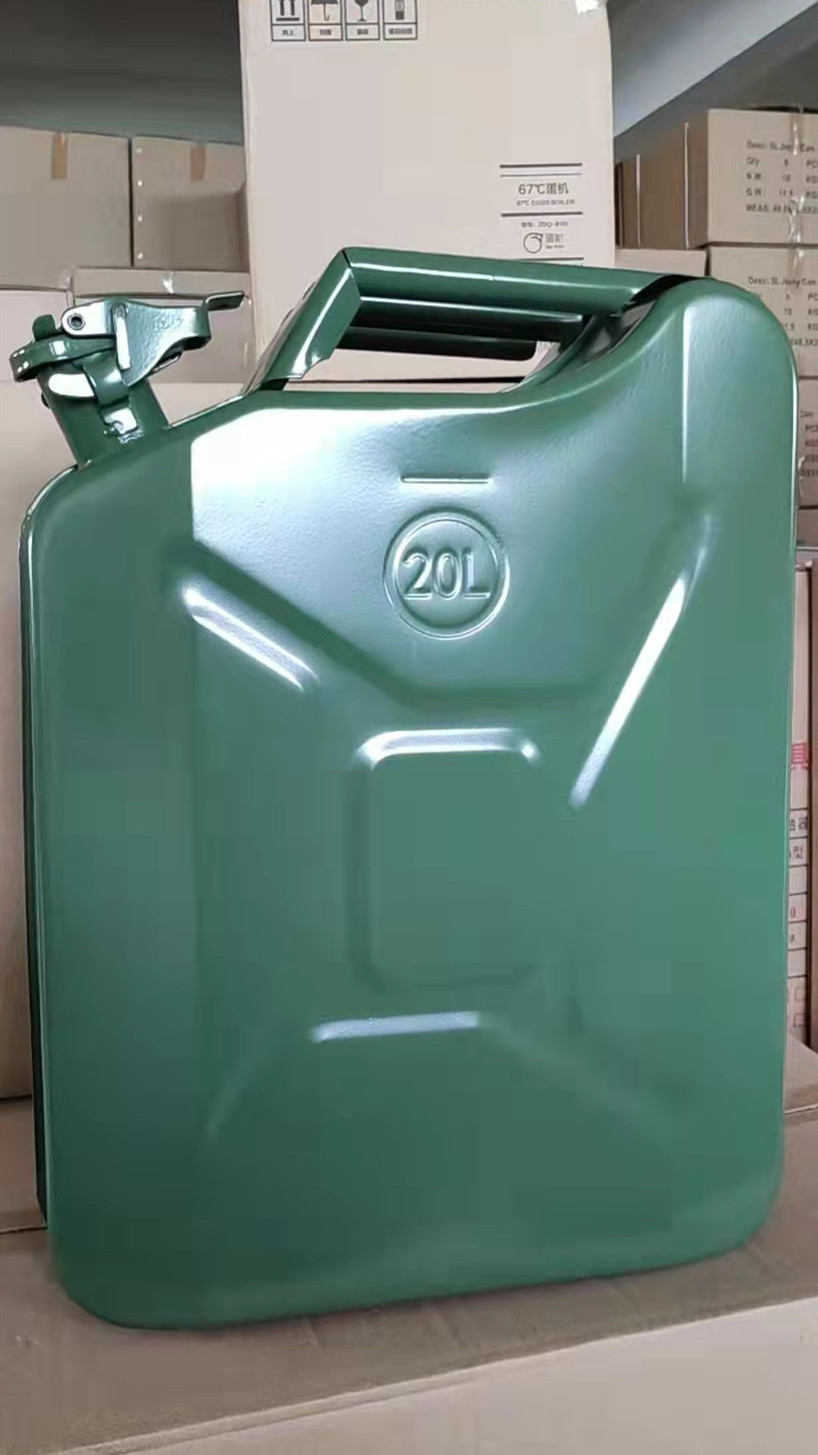 Hot Product Meta Portable Stainless Steel 5l 10l 20l 30l American Standard Safety Petrol Jerry Can With Case Spout