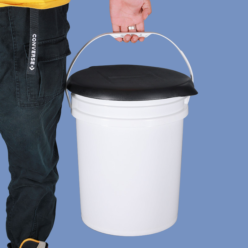 China Manufacture Portable Outdoor Trip Toilet Seat Fit For 20Liter 5 Gallon Plastic Bucket