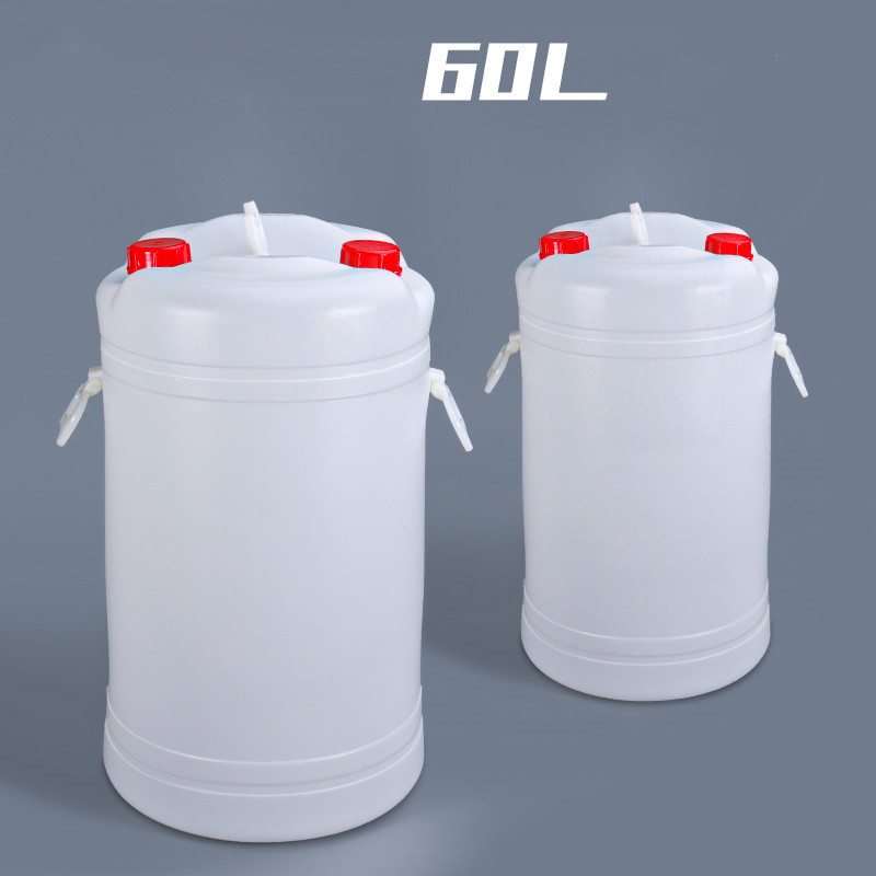 Best seller solid color heat resistance empty 100% HDPE 60 liter recycled plastic barrel drums for chemicals packing