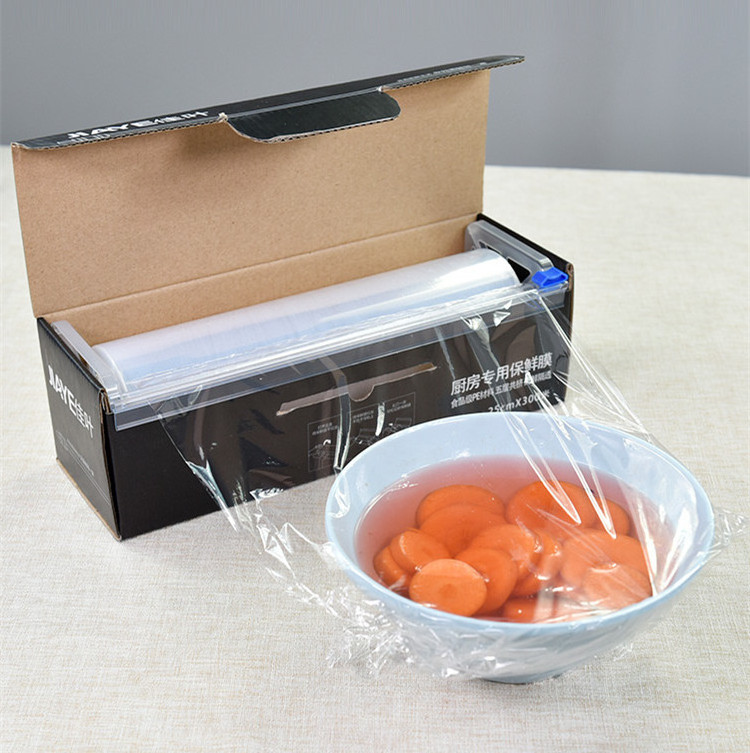 Veggies Refillable Plastic Wrap Dispenser with Slide Cutter Professional BPA Free Plastic Wrap