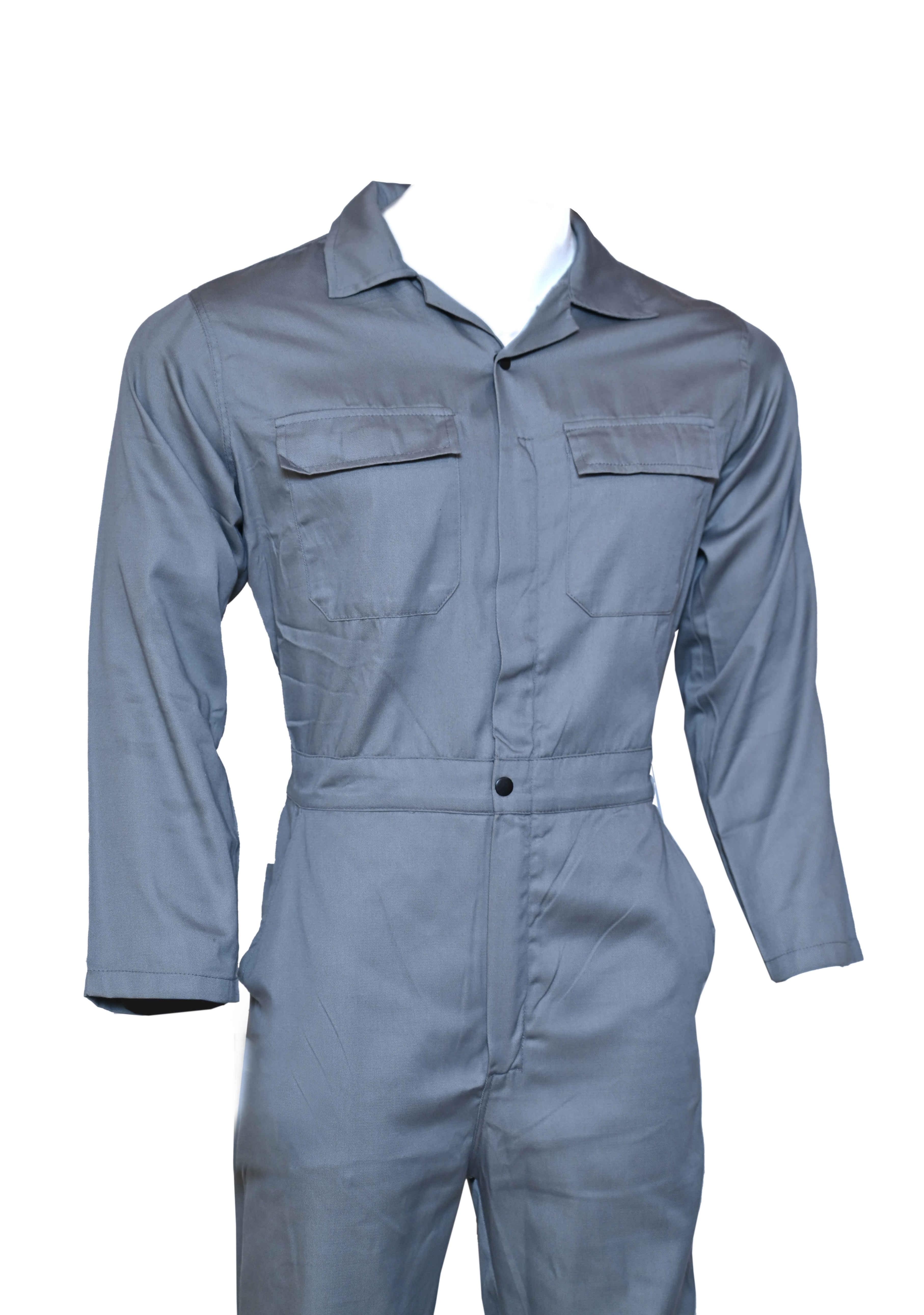 workwear coverall 80% Cotton 20% polyester  customized color 6 pockets back elastics