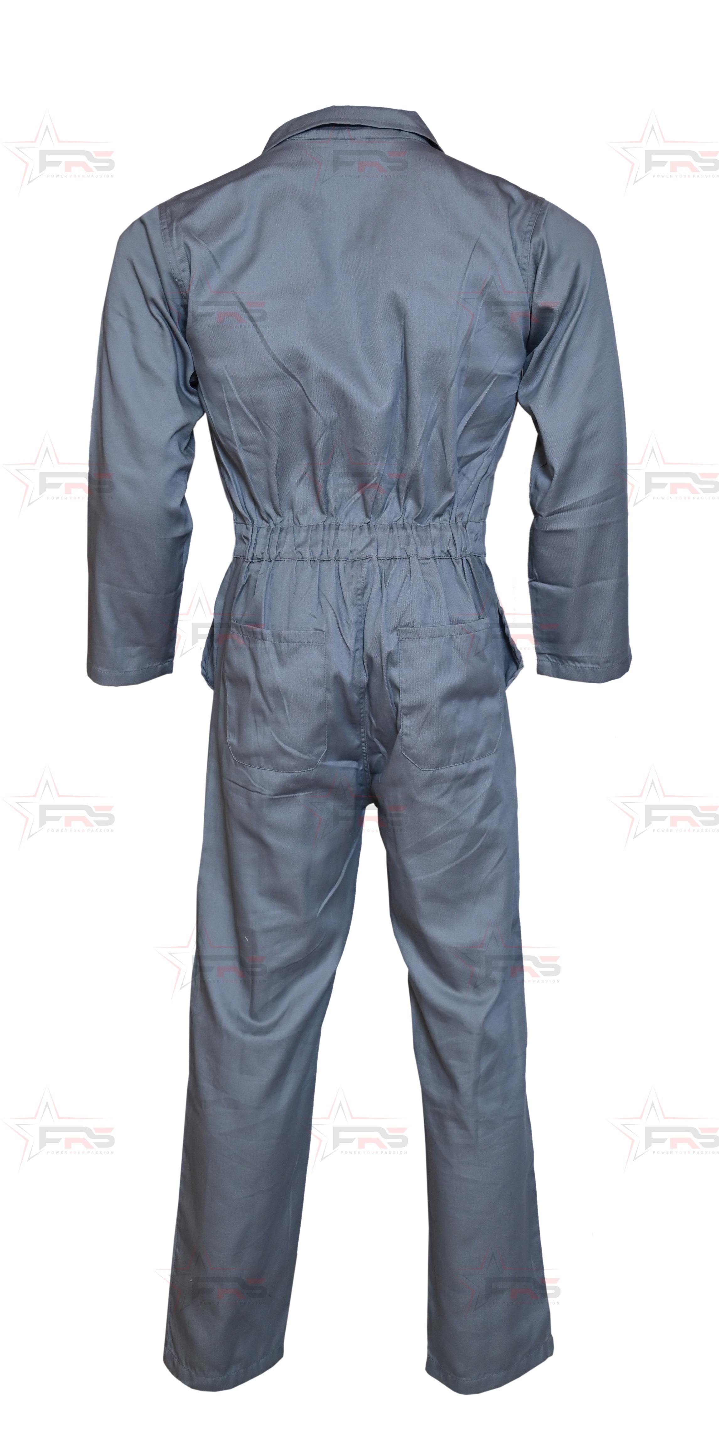 workwear coverall 80% Cotton 20% polyester  customized color 6 pockets back elastics