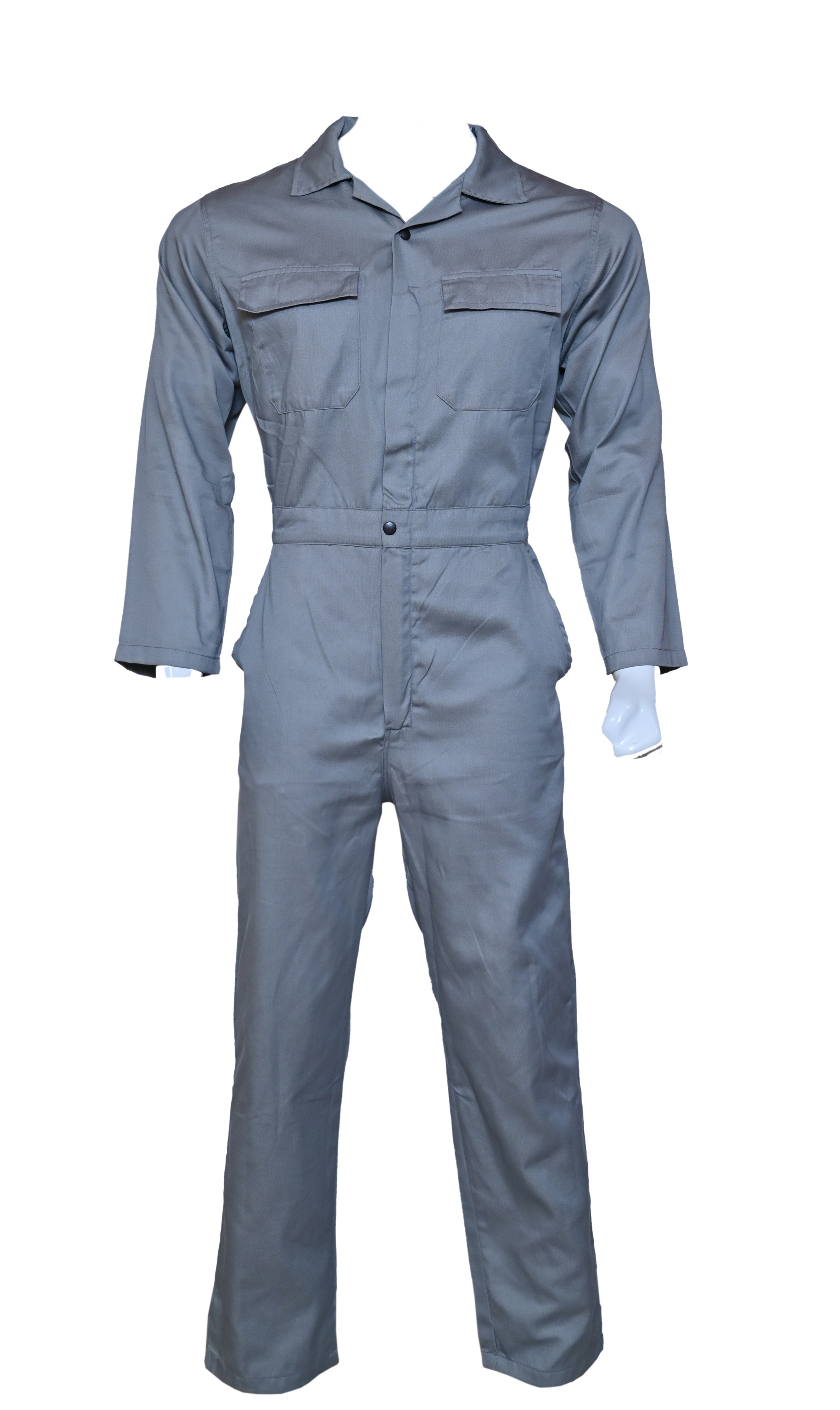 workwear coverall 80% Cotton 20% polyester  customized color 6 pockets back elastics