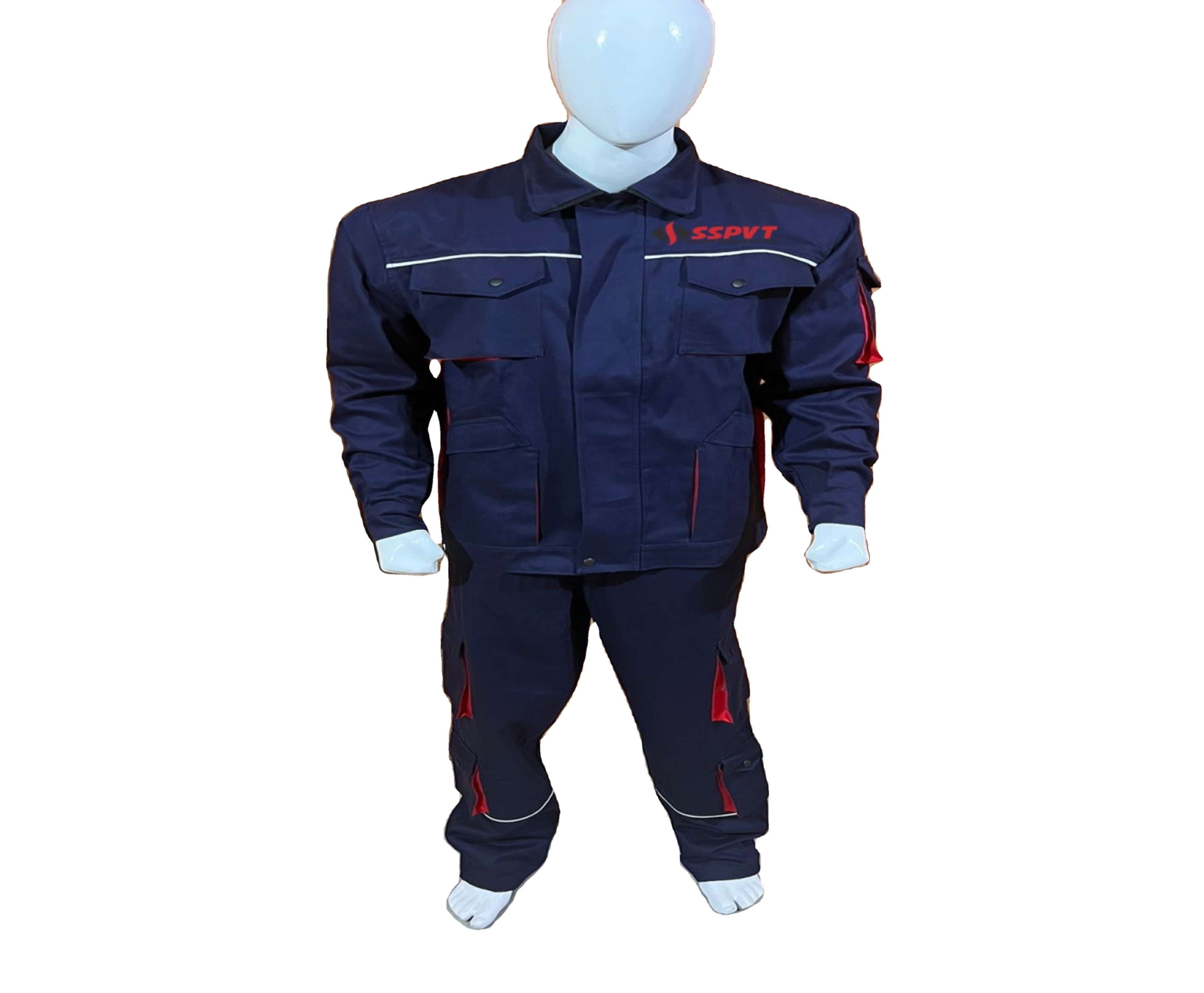 coverall 100% Cotton Coveralls 2 piece set work ware custom logo embroidery screen printing