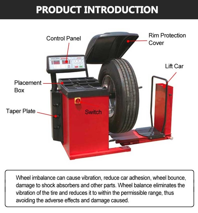 high quality truck Wheel Balancer/ bus wheel balancing machine/truck tire balancing machine