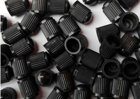 Black plastic valve cap Car Tire Valve Cap