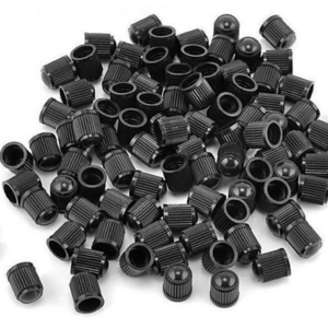 Black plastic valve cap Car Tire Valve Cap