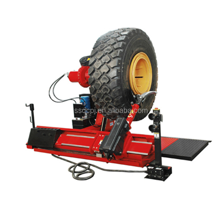 super truck tyre changer machine used to earthmoving vehicles rim capacity 14