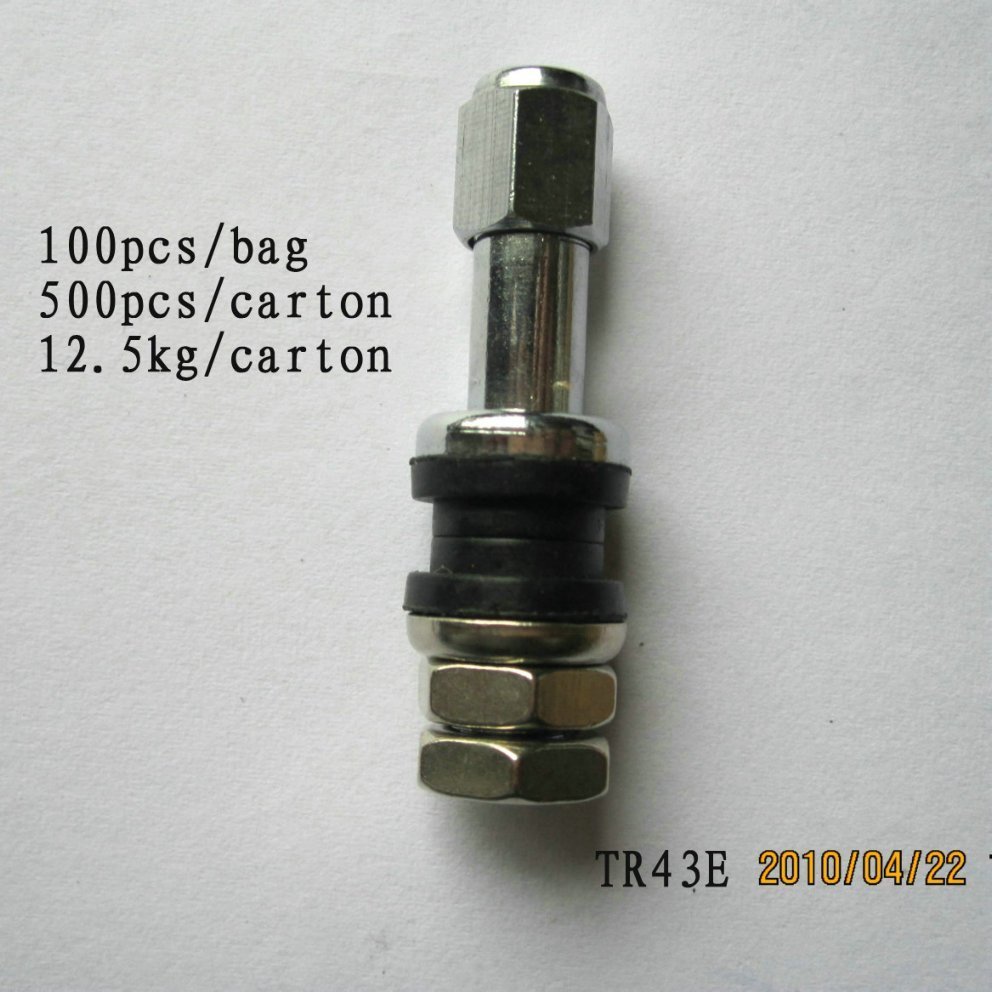 Metal tyre valve TR43E for motorcycle