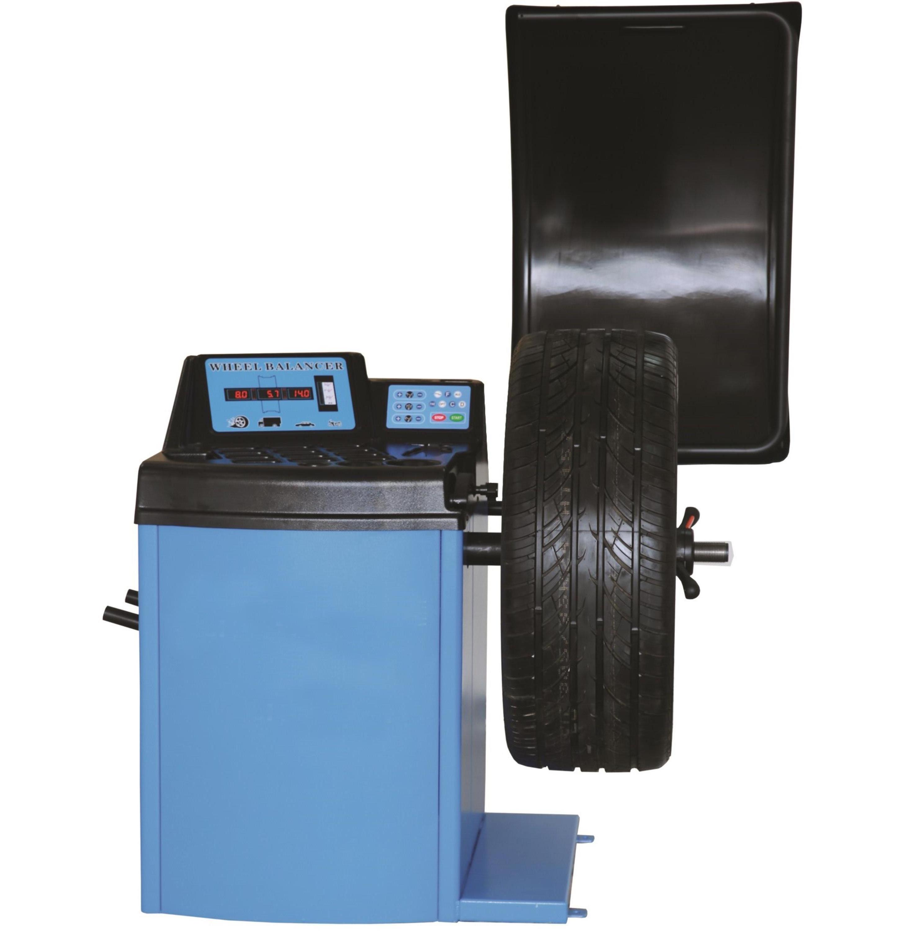 Truck tire repair workshop used balancer wheel balancing machine for sale