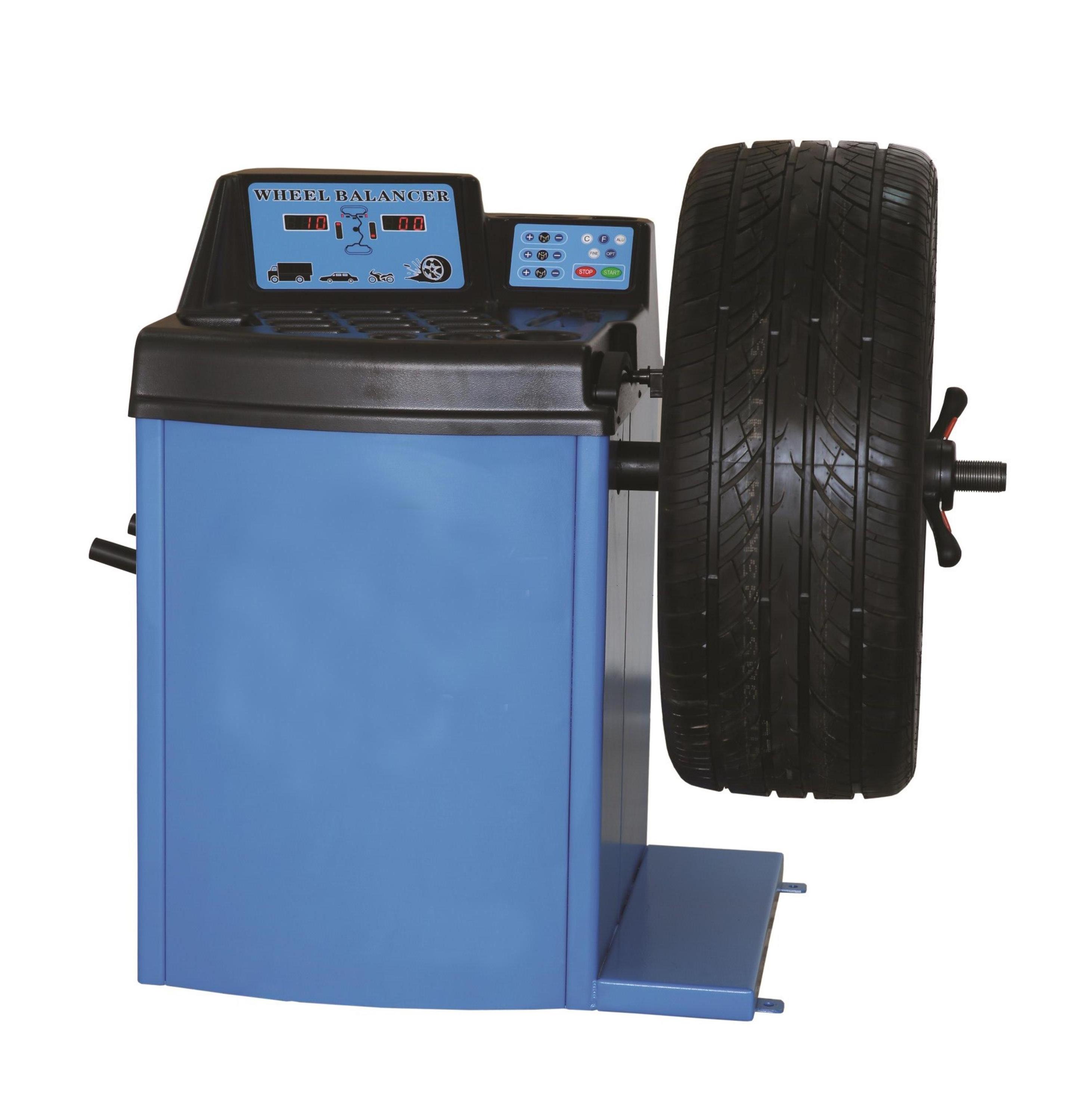 Truck tire repair workshop used balancer wheel balancing machine for sale