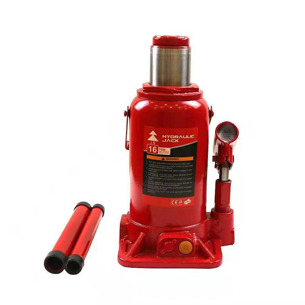 high efficiency safe hydraulic bottle jack with pressure gauge