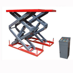 Scissor type electric hydraulic scissor car lift portable car lift for sale