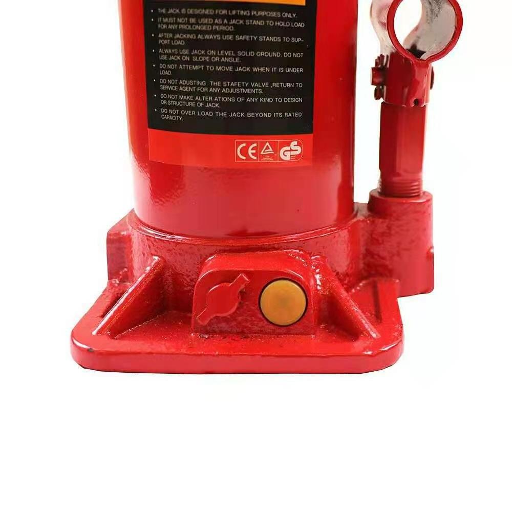 high efficiency safe hydraulic bottle jack with pressure gauge