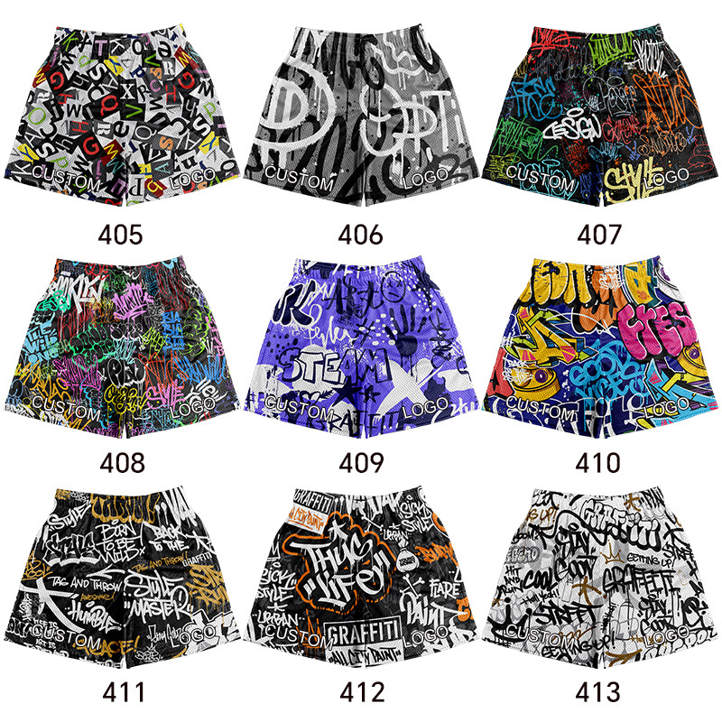 customized logo prints OEM high quality custom 5inch seem men wholesale custom fitness sweat quick seam mesh shorts for man