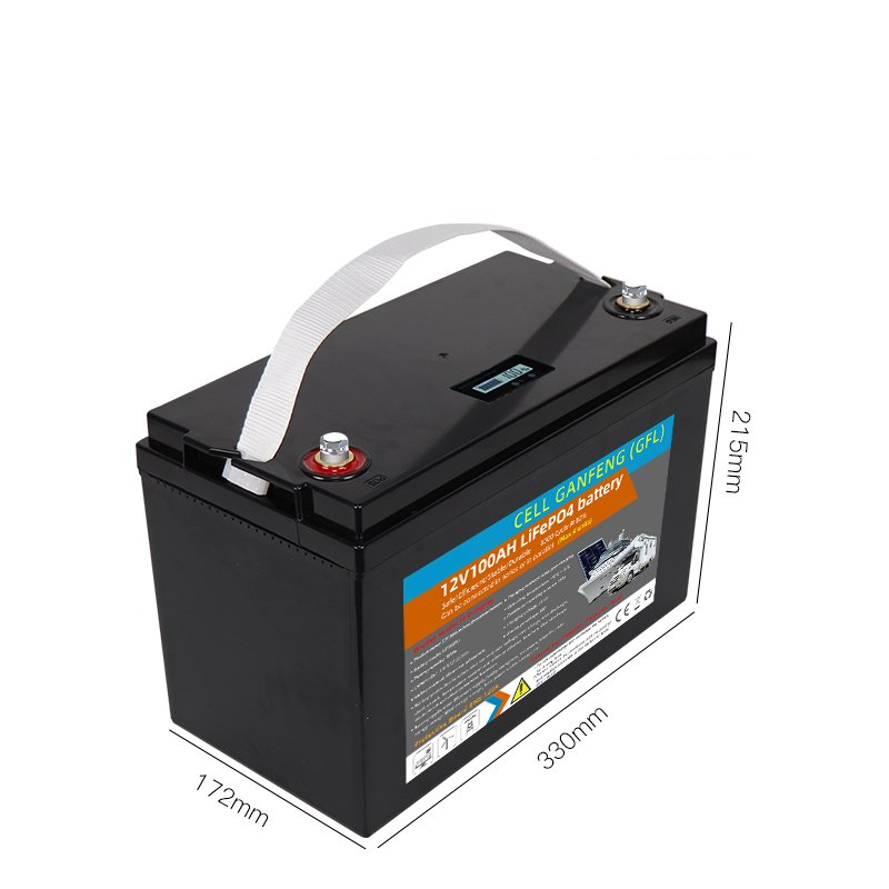 Shenzhen  deep cycle rechargeable 12V 100AH Hot sale Lithium ion lifepo4 battery for out door use