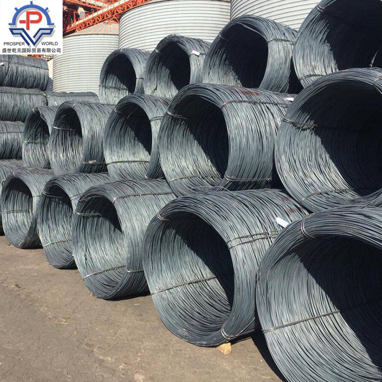 sae1006 Pakistan hot rolled alloy low carbon steel wire rod in coils