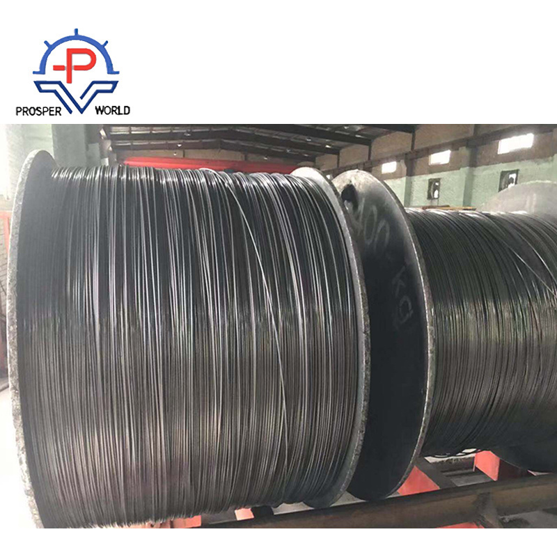 2020 cold heading carbon mild high tensile strength 77b 82b black prestressed pc iron steel wire