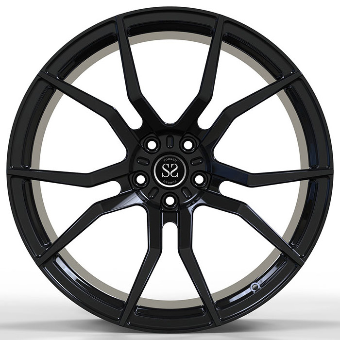 Polished Barrel+Black Face 18 19 20 21 22 Custom Forged Monoblok Aluminum Alloy Rims 5x100 For Toyota Corolla