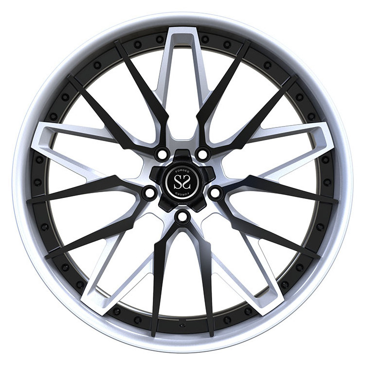 Fit for Chevrolet Corvette C5 5x120 .65 2-PC Forged Aluminum Alloy Wheel Rims 20 inch and 21 inch