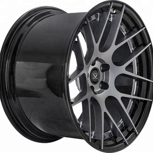 Japan Standard VIA JWL  Alloy Forged Car Rims Aluminum A6061 Hyper Black Wheels