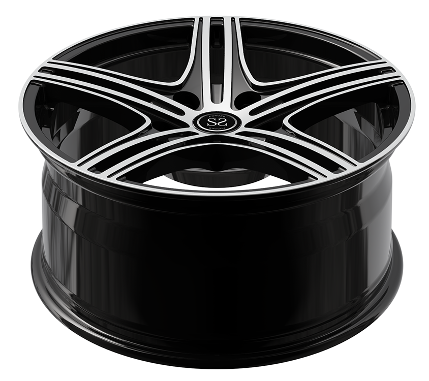 Custom Forged Rims 5-Spoke Gloss Black Machined Face 20x9.5 For TOYOTA LAND CRUISER 200 SERIES