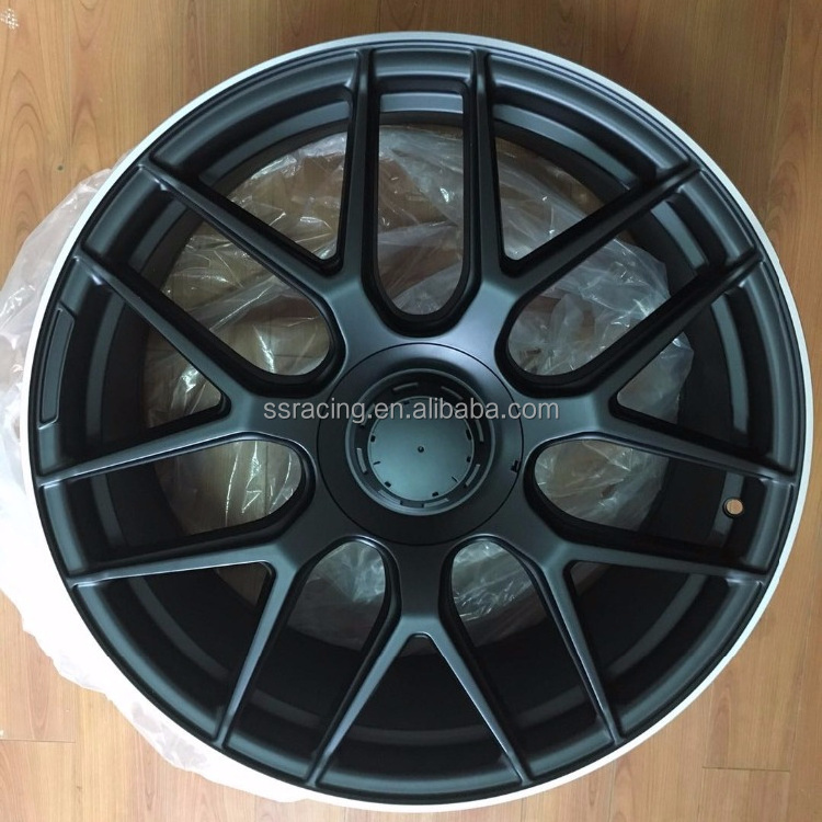 Factory Outlet Black Machine Deep Dish A356.2 18 19 Inch Car Casting Alloy Wheels For Mercedes C63