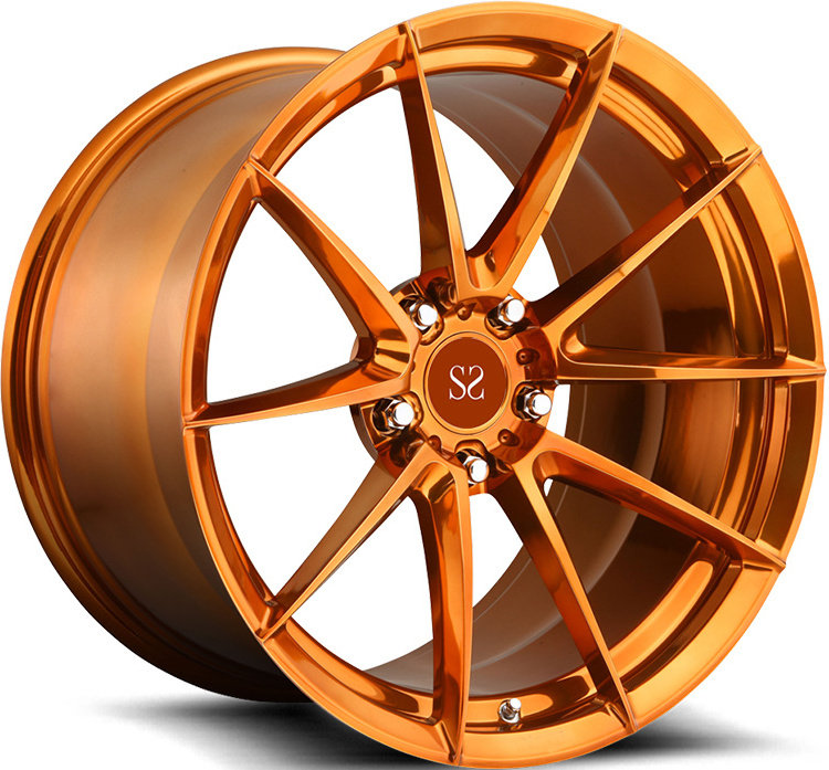 18 19 20 21 22 Inch For LandRover Discovery Wheels Orange 1-pc Forged Aluminum Alloy A6061 T6 Styling Custom Rims