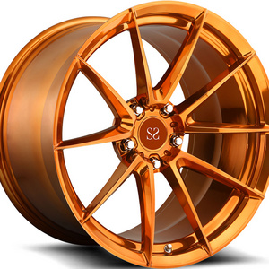 18 19 20 21 22 Inch For LandRover Discovery Wheels Orange 1-pc Forged Aluminum Alloy A6061 T6 Styling Custom Rims