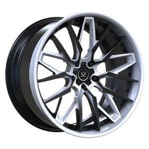 Fit for Chevrolet Corvette C5 5x120 .65 2-PC Forged Aluminum Alloy Wheel Rims 20 inch and 21 inch