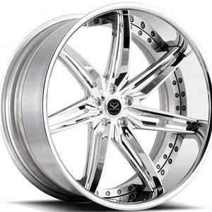 SS Custom 18"19"20" A6061 Aluminum Alloy Aftermarket Mag Rim Silver Forged Wheels