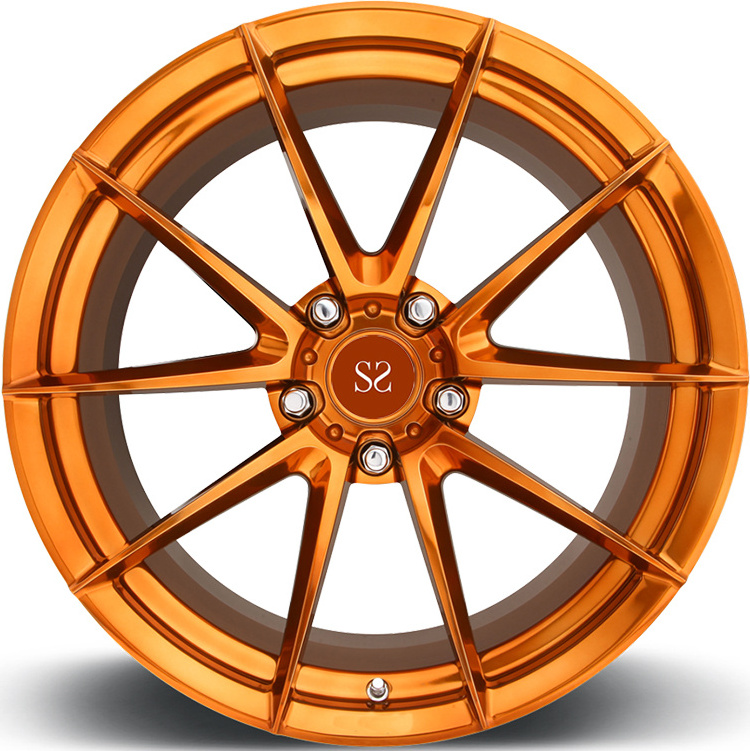 18 19 20 21 22 Inch For LandRover Discovery Wheels Orange 1-pc Forged Aluminum Alloy A6061 T6 Styling Custom Rims